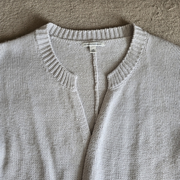 Banana Republic wool and alpaca blend open front cardigan size large - Picture 5 of 12